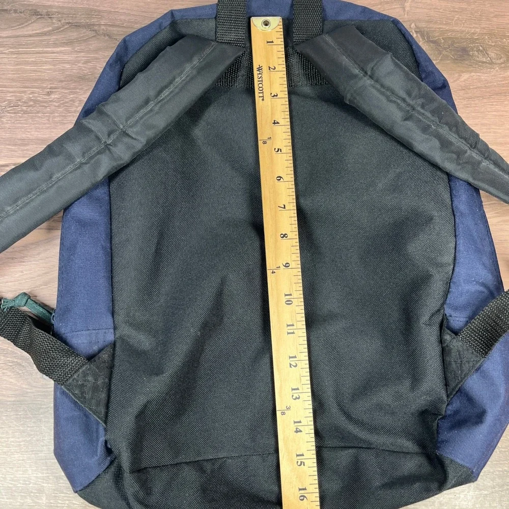Mickey Unlimited Backpack Navy Blue Vintage Disney Colorblock 90s